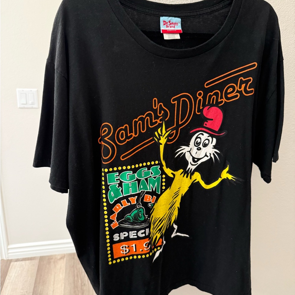 Dr. Seuss Black Sam's Diner Tee